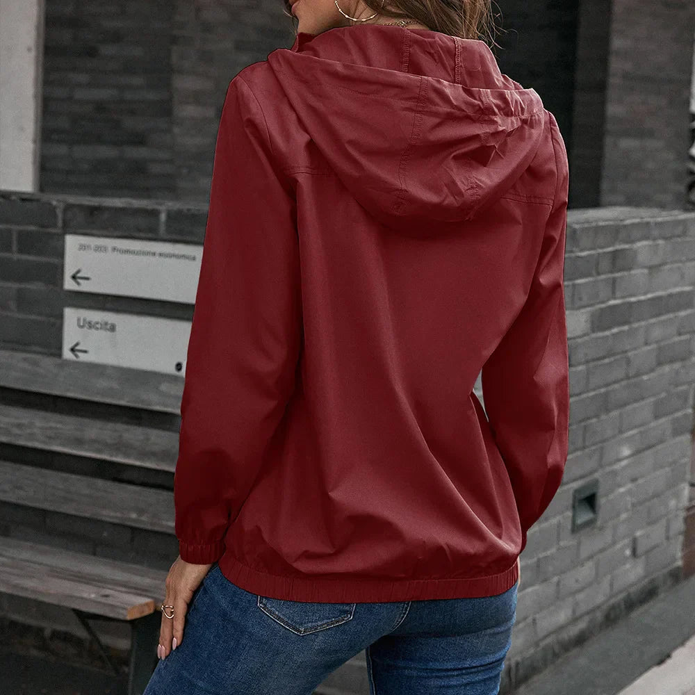 Johanna | Trench impermeabile con cappuccio