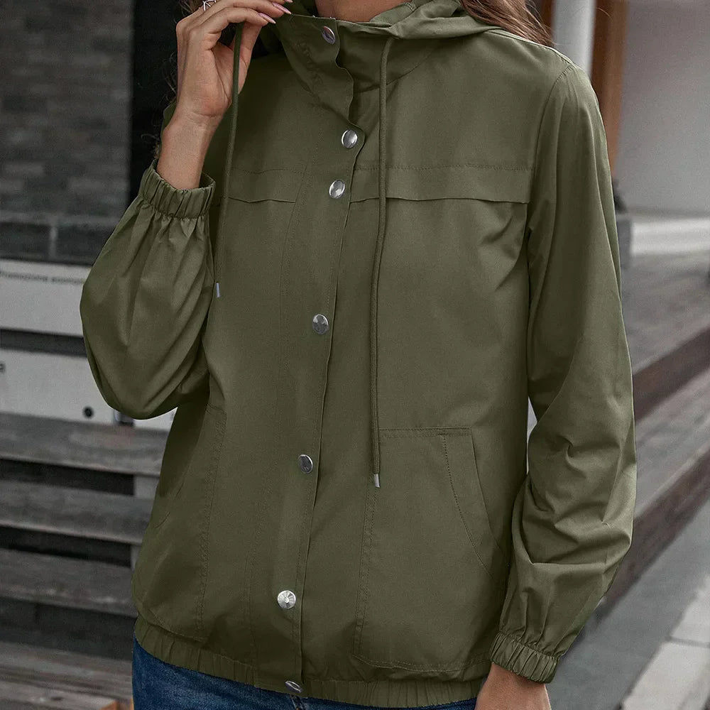 Johanna | Trench impermeabile con cappuccio