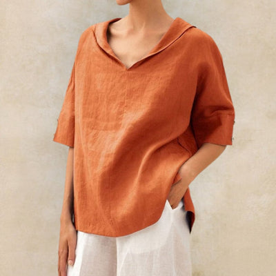 Julia | Breathable summer linen shirt