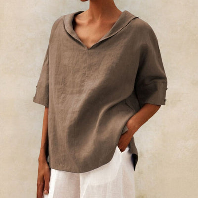 Julia | Breathable summer linen shirt