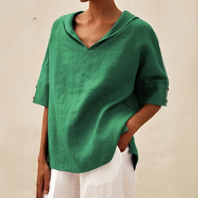 Julia | Breathable summer linen shirt