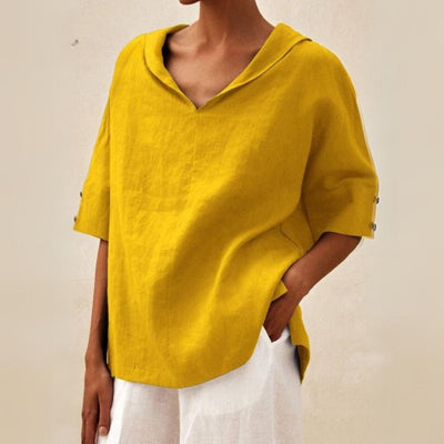 Julia | Breathable summer linen shirt
