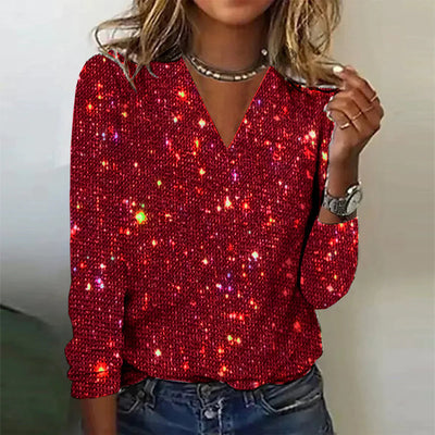 Julia | Eleganter Pullover mit V-Ausschnitt