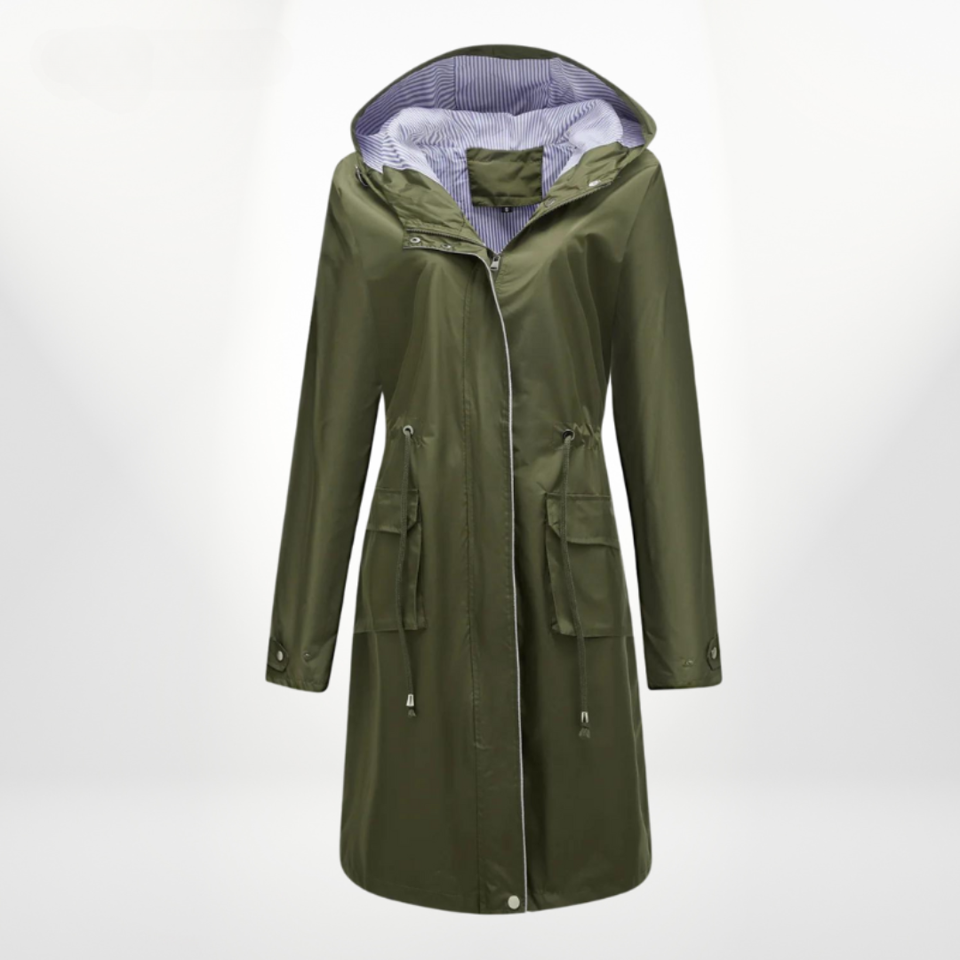 Julia | Trench impermeabile con cappuccio