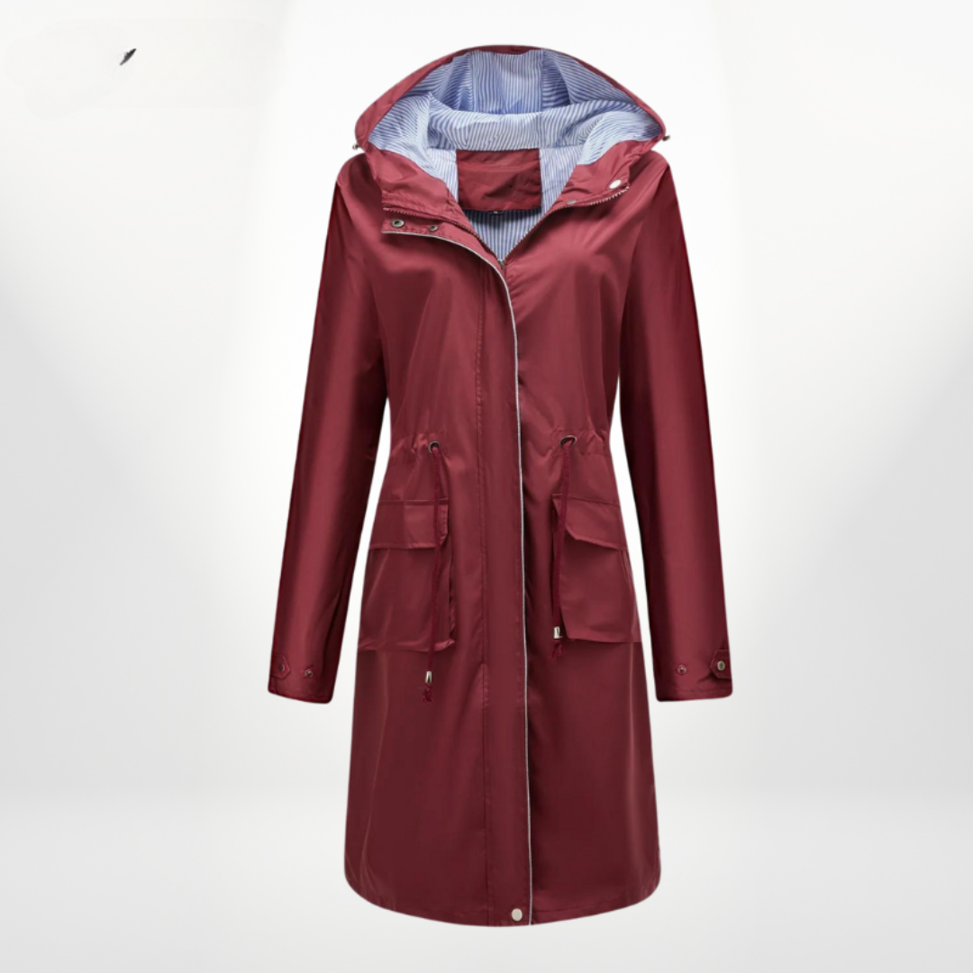 Julia | Trench impermeabile con cappuccio