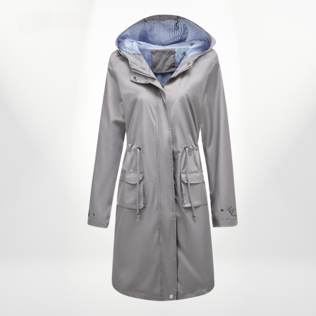Julia | Trench impermeabile con cappuccio