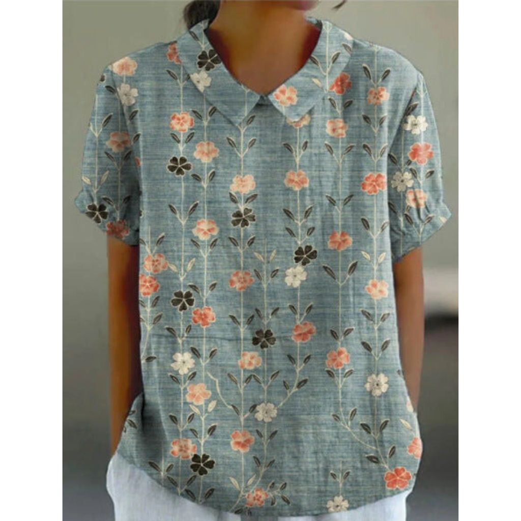 Karin | Blouse décontractée avec imprimé floral