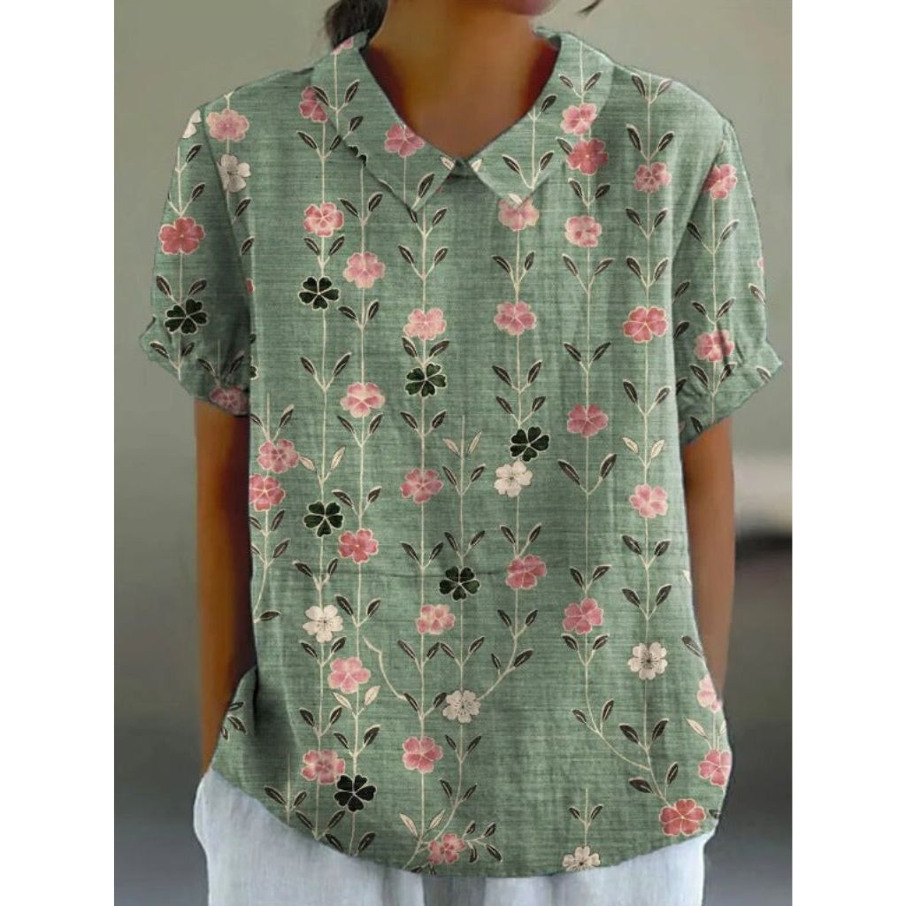 Karin | Blouse décontractée avec imprimé floral