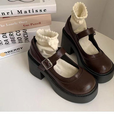 Karin | Scarpe con plateau retrò