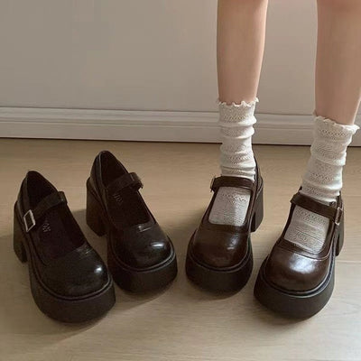 Karin | Scarpe con plateau retrò