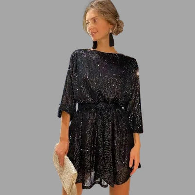 Karolin | Mini-Kleid mit funkelnden Pailletten
