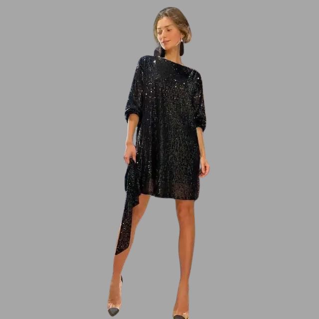 Karolin | Mini-Kleid mit funkelnden Pailletten