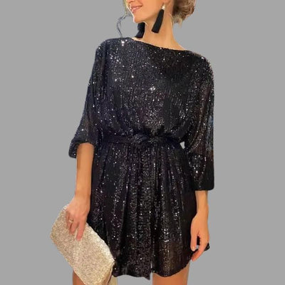 Karolin | Mini-Kleid mit funkelnden Pailletten