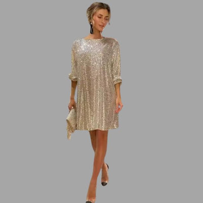 Karolin | Mini-Kleid mit funkelnden Pailletten