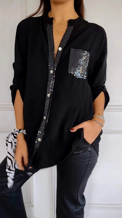Kathrin | Women's sequin blouse