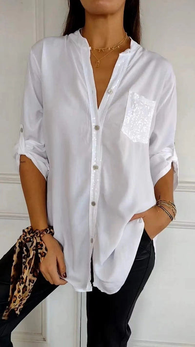 Kathrin | Women's sequin blouse