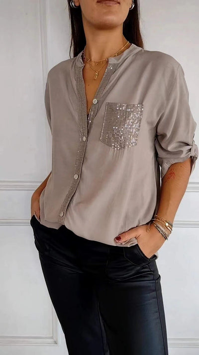 Kathrin | Women's sequin blouse