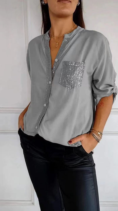 Kathrin | Women's sequin blouse