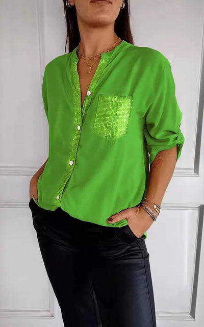 Kathrin | Women's sequin blouse