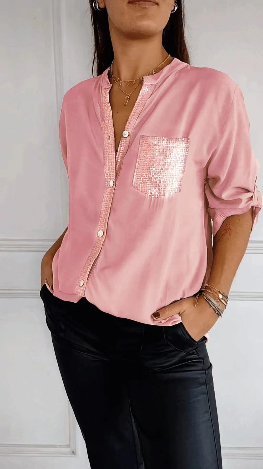 Kathrin | Women's sequin blouse
