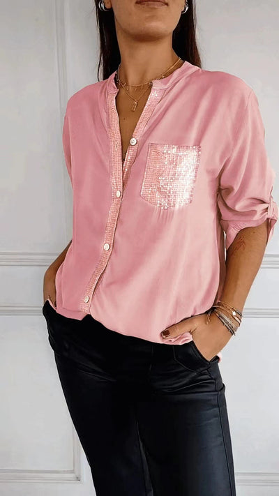 Kathrin | Women's sequin blouse