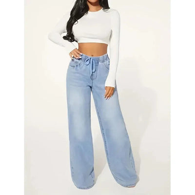 Kathrin | Jeans larghi a vita alta