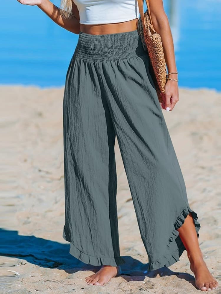 Kerstin | Chemise décontractée élégante avec volants
