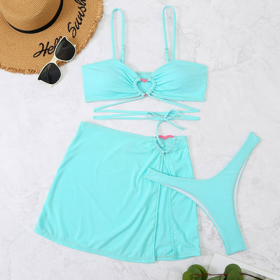 Kerstin | Elegante set di bikini in 3 parti