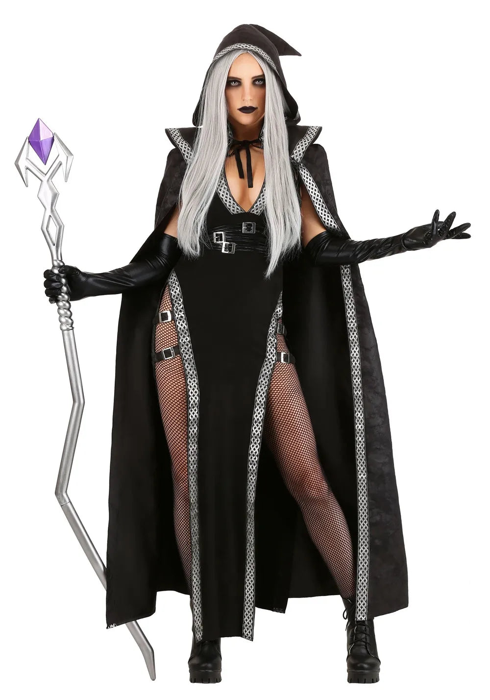 Lorenza | Maniche di costume da stregone gotico Maxi abito