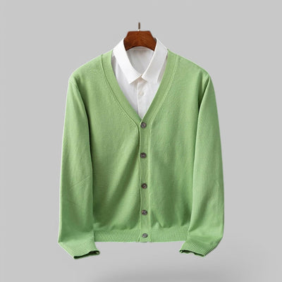 Giacinto | Elegante cardigan da uomo con scollo a V