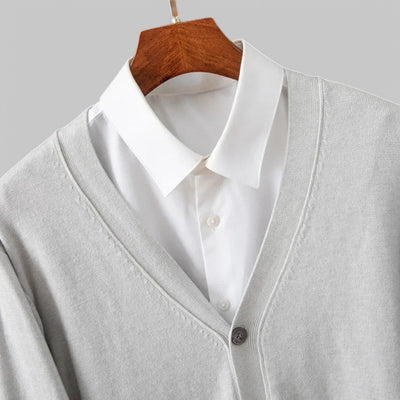 Giacinto | Elegante cardigan da uomo con scollo a V
