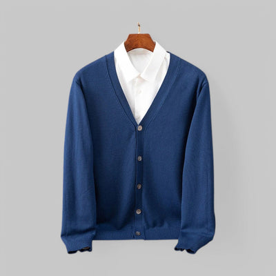 Giacinto | Elegante cardigan da uomo con scollo a V