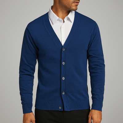 Giacinto | Elegante cardigan da uomo con scollo a V