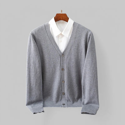 Giacinto | Elegante cardigan da uomo con scollo a V