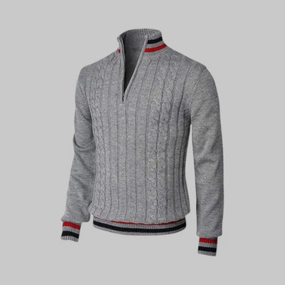 Lionello | Maglione elegante con mezza zip
