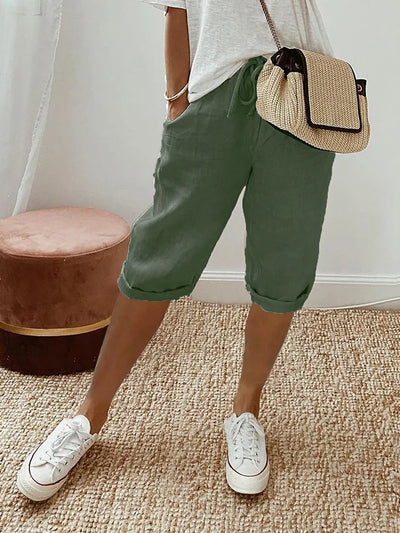 Lena Pantaloncini Donna – Cotone Leggero e Traspirante, Vestibilità Rilassata-3