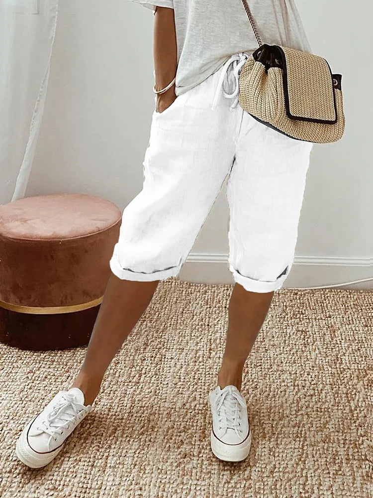 Lena Pantaloncini Donna – Cotone Leggero e Traspirante, Vestibilità Rilassata-5