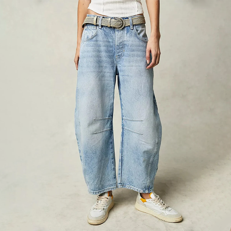 Variant image for Ruan | Jeans a Gamba Larga - Cotone Comodo-26