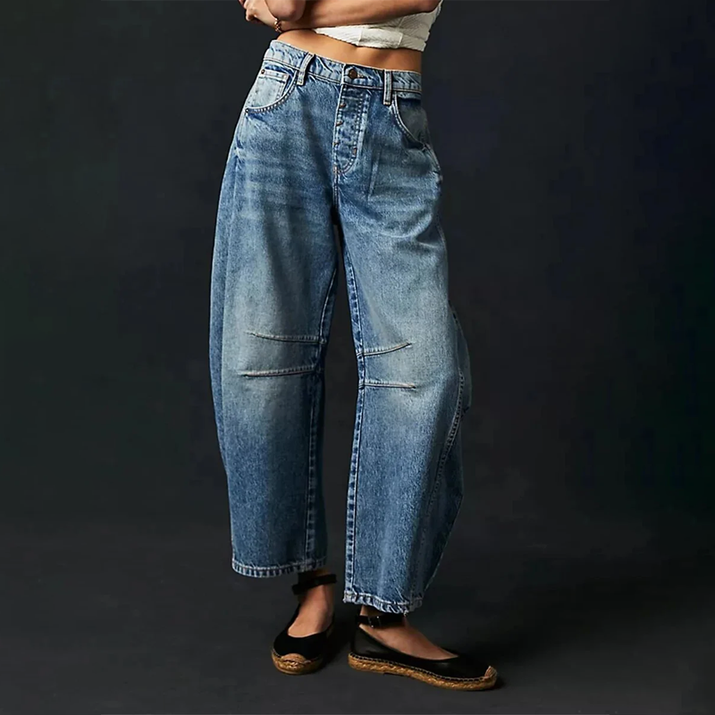 Variant image for Ruan | Jeans a Gamba Larga - Cotone Comodo-21