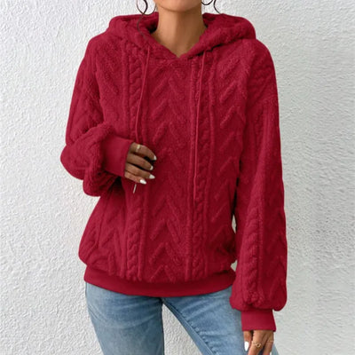Alena | Comodo maglione con cappuccio