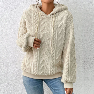 Alena | Comodo maglione con cappuccio