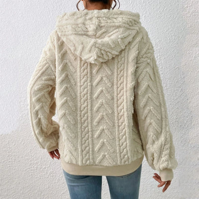 Alena | Comodo maglione con cappuccio