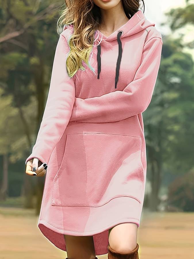 Laura | Abito casual con cappuccio a maniche lunghe