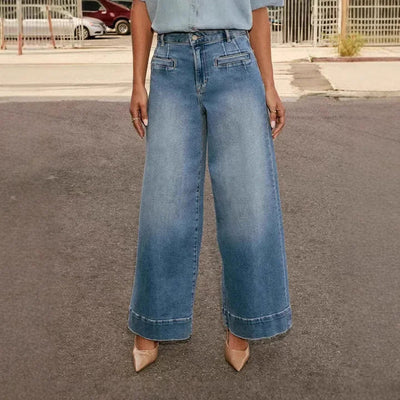 Layla | Jeans gamba larga stile retrò Royal
