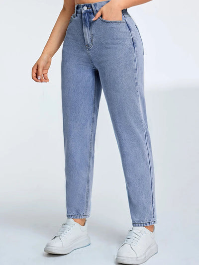 Lena | Jeans mom moderni a vita alta