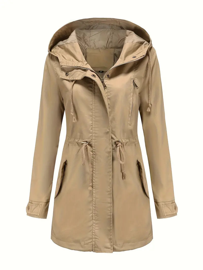 Lena | Trench impermeabile con cappuccio