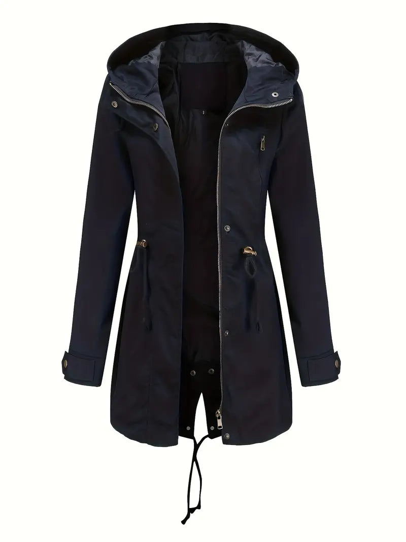 Lena | Trench impermeabile con cappuccio