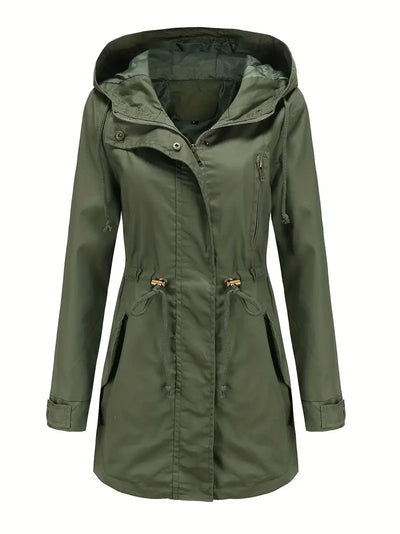 Lena | Trench impermeabile con cappuccio