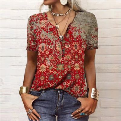 Leonie | Elegant summer cotton blouse