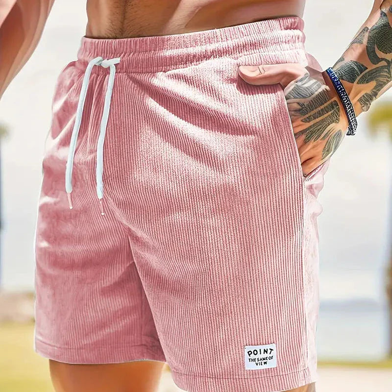 Marcello | Pantaloncini da Uomo in Tessuto di Corda Casual e Leggeri